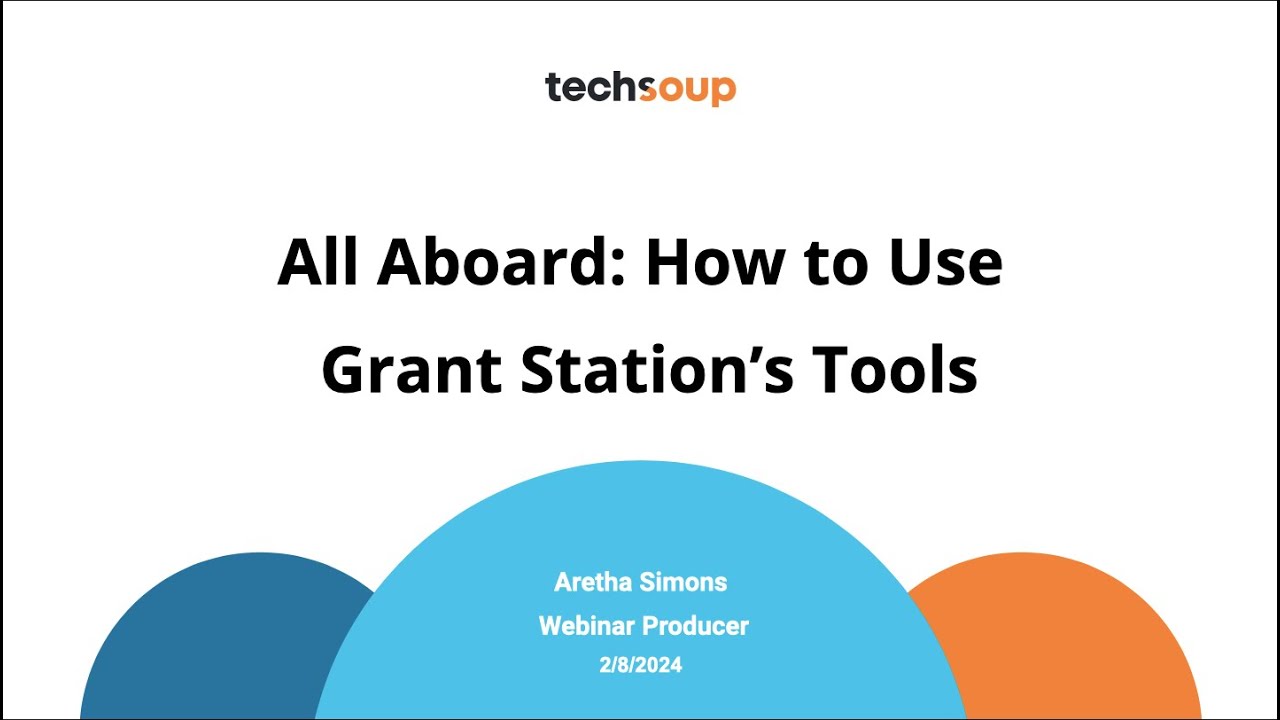 All Aboard  How to Use GrantStation’s Tools