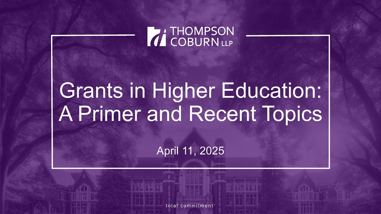 Grants in Higher Education: A Primer and Recent Topics