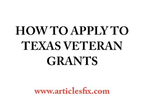 texas veteran grants