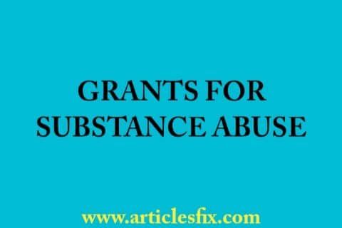 grants for substance abuse